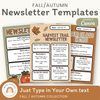 Fall Newsletter Templates - Miss Jacobs Little Learners