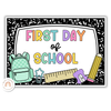 First Day of School Signs - Cutesy Classroom Decor - Miss Jacobs Little Learners