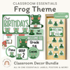 Frog Theme Classroom Essentials Decor Pack - Miss Jacobs Little Learners