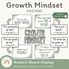 Growth Mindset Posters Eucalyptus - Modern Botanical Decor - Miss Jacobs Little Learners