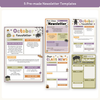 Newsletter Template - Halloween Classroom Decor - Miss Jacobs Little Learners