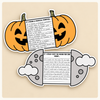 Pumpkin & Moon Fold-Out Halloween Writing Crafts - Miss Jacobs Little Learners 