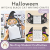 Halloween Witch and Black Cat Fold-Out Writing Crafts & Activities - Miss Jacobs Little Learners 