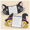 Halloween Witch and Black Cat Fold-Out Writing Crafts & Activities - Miss Jacobs Little Learners 