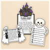 Halloween Haunted House, Ghost, and Skeleton Craft & Writing Activities - Miss Jacobs Little Learners 