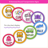 How We Get Home Dismissal Chart - Simply Bright Classroom Decor - Miss Jacobs Little Learners