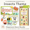 Insects Theme Classroom Essentials Decor Pack - Miss Jacobs Little Learners