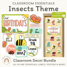  Insects Theme Classroom Essentials Decor Pack - Miss Jacobs Little Learners