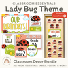 Ladybug Theme Classroom Essentials Decor Pack - Miss Jacobs Little Learners