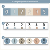 Number Line - Modern Ocean Classroom Decor - Miss Jacobs Little Learners