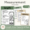 Measurement Posters - Modern Botanical Classroom Decor - Miss Jacobs Little Learners