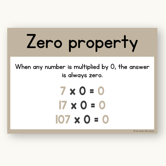 Multiplication Strategies Posters - Boho Neutrals Theme Classroom Decor - Miss Jacobs Little Learners