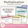 Multiplication Strategies Posters - Pastel Theme Classroom Decor - Miss Jacobs Little Learners