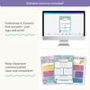 Classroom Newsletter Templates - Dreamy Space Theme Decor - Miss Jacobs Little Learners