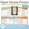 Back to School Open House Forms -  Miss Jacobs Little Learners