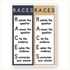 RACES Strategy Anchor Chart - Boho Plants English Decor - Miss Jacobs Little Learners