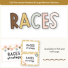 RACES Strategy Anchor Chart - Daisy Gingham Neutrals English Decor - Miss Jacobs Little Learners