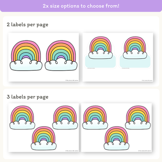 Rainbow Door Display Classroom Decor - Miss Jacobs Little Learners