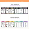 Synonym and Antonym Posters - Cutesy Composition English Decor - Miss Jacobs Little Learners