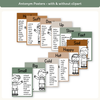 Synonym and Antonym Posters - Modern Jungle Earthy English Decor - Miss Jacobs Little Learners