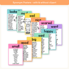 Synonym and Antonym Posters - Cutesy English Decor - Miss Jacobs Little Learners