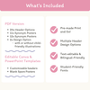 Synonym and Antonym Posters - Daisy Gingham Pastels English Decor - Miss Jacobs Little Learners