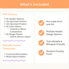 Synonym and Antonym Posters - Cutesy Composition English Decor - Miss Jacobs Little Learners