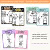 Synonym and Antonym Posters - Cutesy Composition English Decor - Miss Jacobs Little Learners