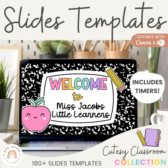 Google Morning Slides & PowerPoint Templates - Cutesy Classroom