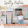 Spotty Pastels Classroom Decor Bundle | Muted Rainbow Theme | Editable - Miss Jacobs Little Learners