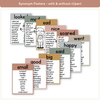 Synonym and Antonym Posters - Boho Neutrals English Decor - Miss Jacobs Little Learners