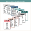 Synonym and Antonym Posters - Calm Colors English Decor - Miss Jacobs Little Learners