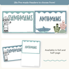 Synonym and Antonym Posters - Cute Sea Life English Decor - Miss Jacobs Little Learners