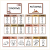 Synonym and Antonym Posters - Desert Neutrals English Decor - Miss Jacobs Little Learners