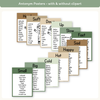 Synonym and Antonym Posters - Modern Botanical English Decor - Miss Jacobs Little Learners