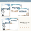 Synonym and Antonym Posters - Modern Ocean English Decor - Miss Jacobs Little Learners