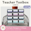 Teacher Toolbox Labels - Spotty Pastel Classroom Decor - Miss Jacobs Little Learners