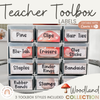 Teacher Toolbox Labels - Woodland Theme Classroom Decor - Miss Jacobs Little Learners