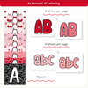Valentine’s Day Bulletin Board Letters - Composition Notebook Classroom Decor - Miss Jacobs Little Learners