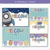 Welcome Posters - Dreamy Space Classroom Decor - Miss Jacobs Little Learners