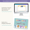Welcome Posters - Dreamy Space Classroom Decor - Miss Jacobs Little Learners