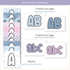 Winter Wonderland Bulletin Board Letters Classroom Decor - Miss Jacobs Little Learners