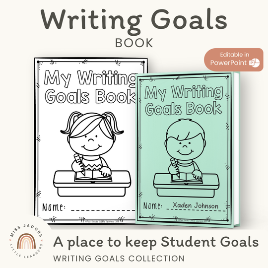 Writing Goals Book