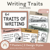 6+1 Traits of Writing Posters | Editable | Neutral Color Palette - Miss Jacobs Little Learners