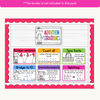 Addition Strategies Posters - Bright Theme - Miss Jacobs Little Learners