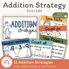 Addition Strategies Posters - Cute Jungle Animals Theme - Miss Jacobs Little Learners