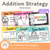 Addition Strategies Posters - Cutesy Classroom Decor - Miss Jacobs Little Learners