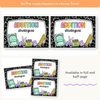 Addition Strategies Posters - Cutesy Composition Notebook Math Decor - Miss Jacobs Little Learners