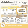 Addition Strategies Posters - Happy Hive Math Decor - Miss Jacobs Little Learners