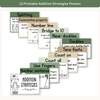 Addition Strategies Posters - Modern Botanical Classroom Decor - Miss Jacobs Little Learners